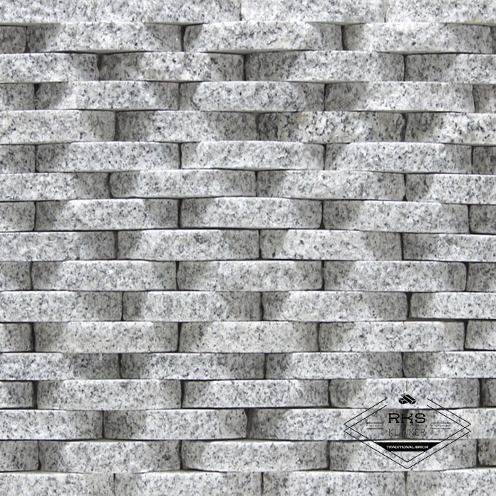 Фасадный камень Плетёнка — Гранит Белла Уайт в Симферополе